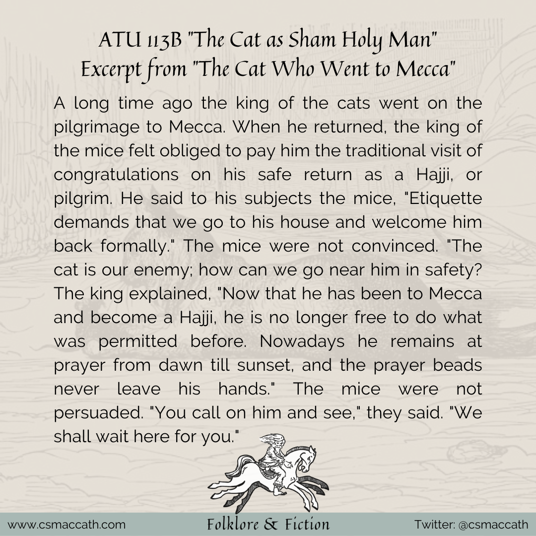 ATU 113B The Cat as Sham Holy Man 02