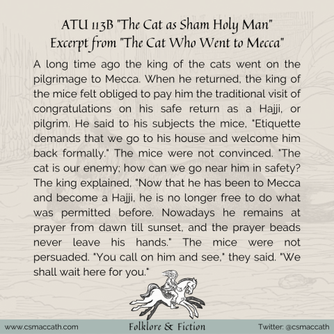 ATU 113B The Cat as Sham Holy Man 02 ATU 113B The Cat as Sham Holy Man 02