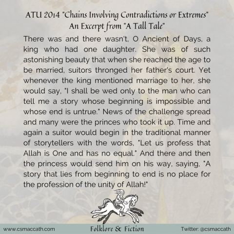 ATU 2014 Chains Involving Contradictions or Extremes 01 ATU 2014 Chains Involving Contradictions or Extremes 01