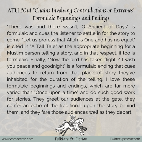 ATU 2014 Chains Involving Contradictions or Extremes 03 ATU 2014 Chains Involving Contradictions or Extremes 03