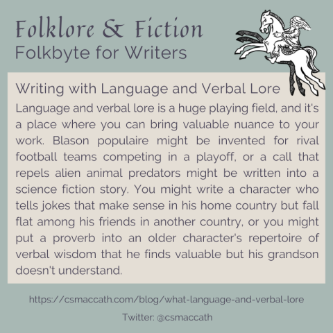 Folkbyte Language and Verbal Lore 2