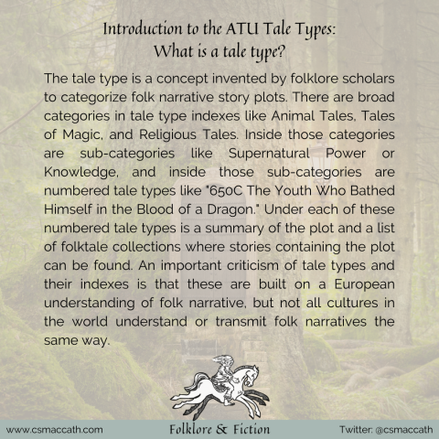 Introduction to the ATU Tale Types 2 Introduction to the ATU Tale Types 2